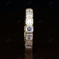 Asscher Cut Bezel Set Natural Diamond Wedding Band  customdiamjewel   