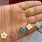 Four and Five Leaf Flower necklace for Women hip hop jewelry CustomDiamJewel   