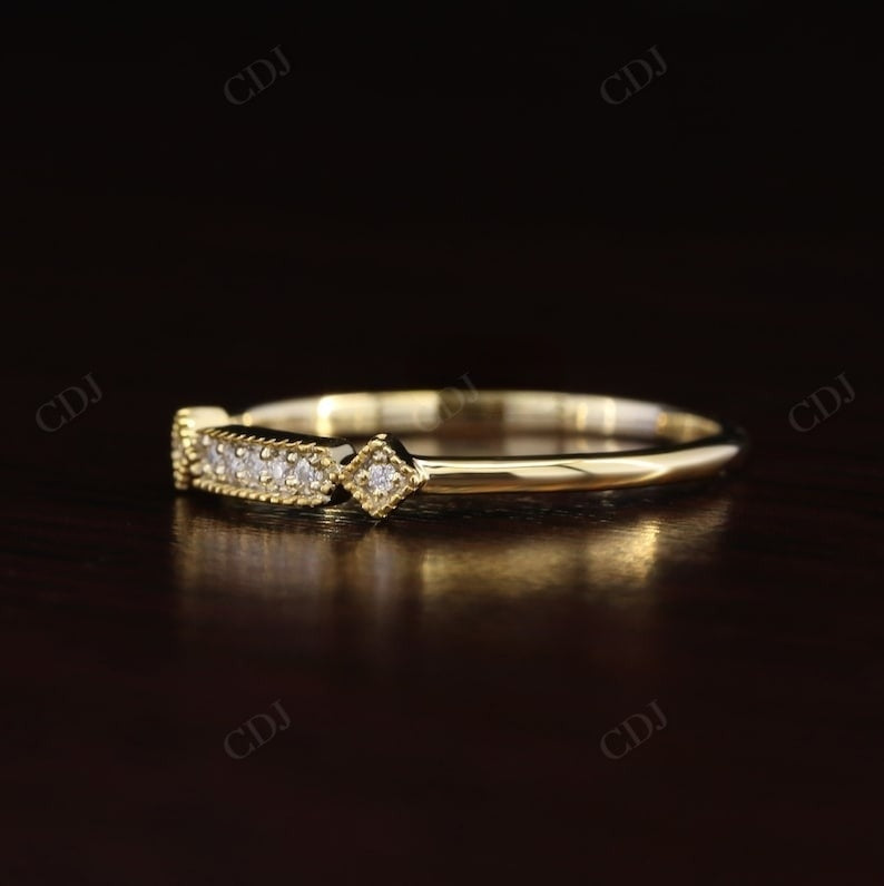 Classic 0.04CTW Lab Grown Diamond Wedding Band  customdiamjewel   