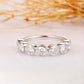 2.03CTW Bezel Set 7 Stone Lab Grown Diamond Wedding Band  customdiamjewel   