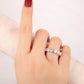 2.03CTW Bezel Set 7 Stone Lab Grown Diamond Wedding Band  customdiamjewel   