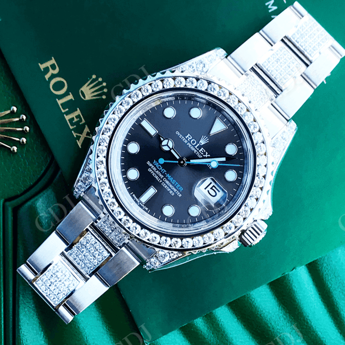 Rolex Custom Diamond Luxury Watch  customdiamjewel   