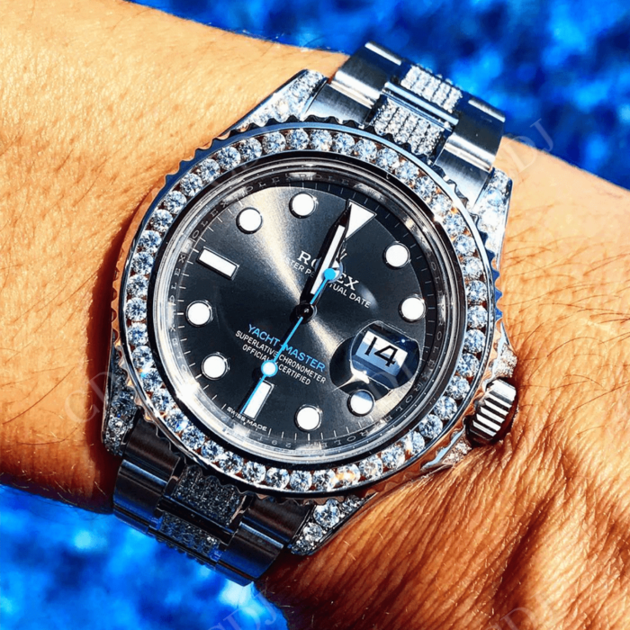 Rolex Custom Diamond Luxury Watch  customdiamjewel   