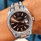 Rolex Diamond Custom Wrist Watch  customdiamjewel   