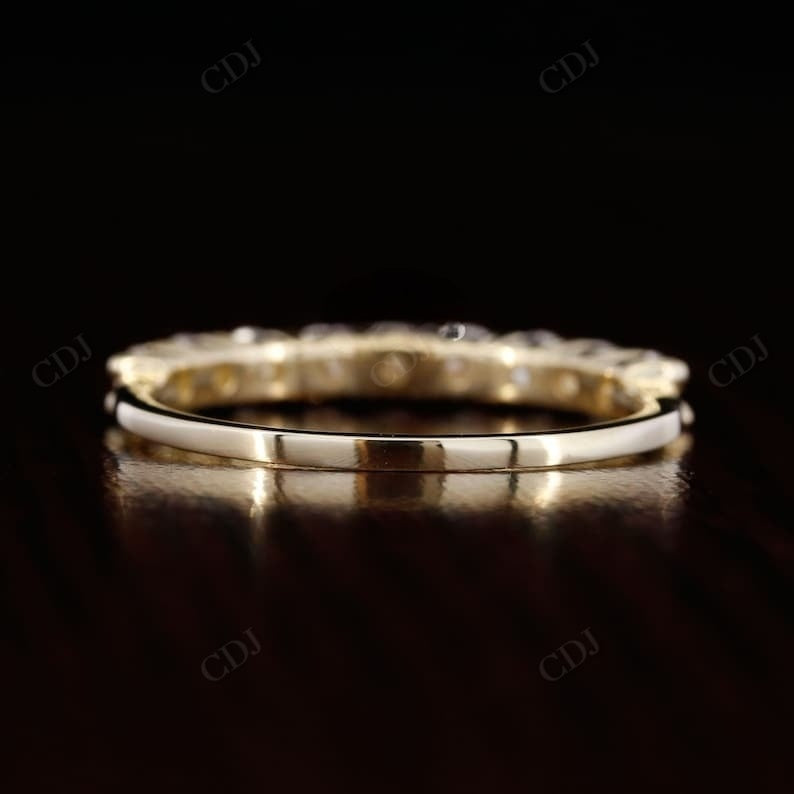 Heart Prong Round 0.61CTW lab diamond wedding band  customdiamjewel   