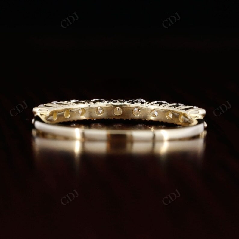 Heart Prong Round 0.61CTW lab diamond wedding band  customdiamjewel   