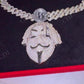 New Arrival Men Head Mask Iced Out Pendant hip hop jewelry CustomDiamJewel   