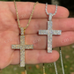 Iced Out Hip Hop Cross Diamond Pendant  customdiamjewel   