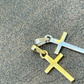 14K Gold Plain Cross Pendant For Men  customdiamjewel   