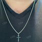 14K Gold Plain Cross Pendant For Men  customdiamjewel   