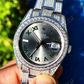 Luxury Custom Diamond Rolex Watch  customdiamjewel   