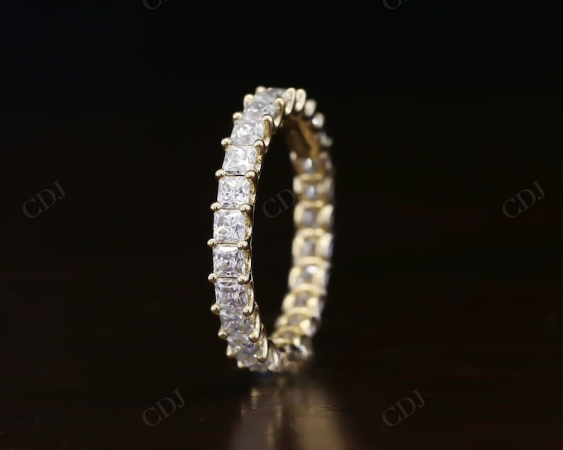 Full Eternity Wedding Band 2.50 carat Princess Cut Lab Grown Diamond  customdiamjewel   