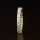 Full Eternity Wedding Band 2.50 carat Princess Cut Lab Grown Diamond  customdiamjewel   