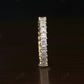 Full Eternity Wedding Band 2.50 carat Princess Cut Lab Grown Diamond  customdiamjewel   