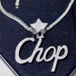 Star Bail Custom Name Chop Diamond Pendant  customdiamjewel   