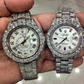 Stainless Steel Diamond Watch  customdiamjewel   