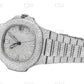 Lab Grown Diamond Watch For Men Iced Out Bling Watch Bust Down Watch IGI Certified Wholesale Diamond  customdiamjewel   