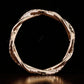 Round Lab Grown Diamond Twisted Matching Rose Gold Wedding Band  customdiamjewel   