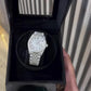 New Trends Iced Out Arabic Dial Watch hip hop jewelry CustomDiamJewel   