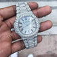 Full White Patek Philippe Luxury Automatic VVS Diamond Watch  customdiamjewel   