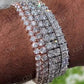 Tennis Bracelets VVS1 Moissanite 925 Silver Custom Bracelets  customdiamjewel   