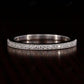 0.30CTW Round Cut Lab Grown Diamond Half Eternity Stacking Band  customdiamjewel 10KT White Gold VVS-EF