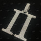 Custom Iced Out Letter Double II Pendant hip hop jewelry CustomDiamJewel   