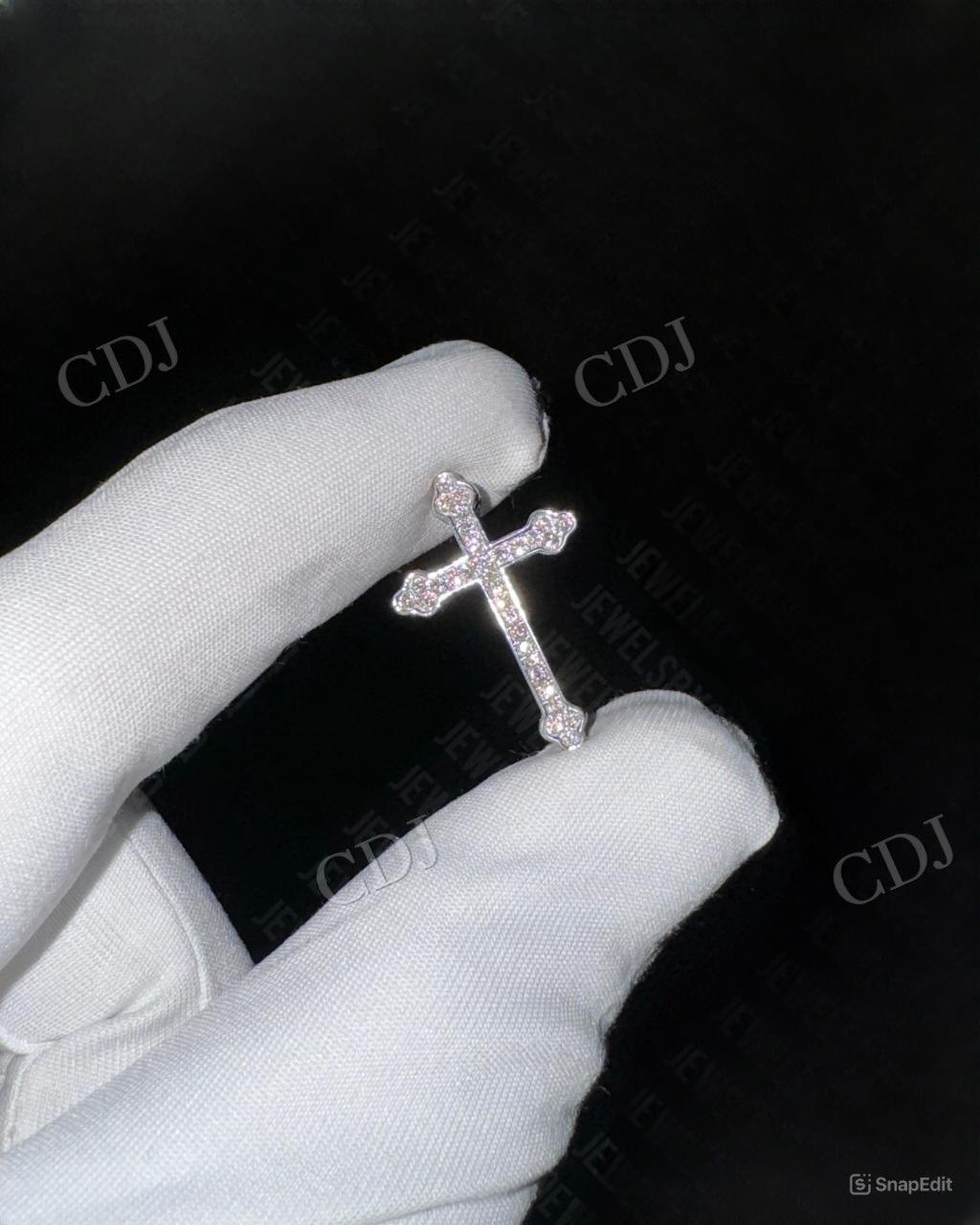 Sterling Silver VVS Cross Pendants For Women hip hop jewelry customdiamjewel   