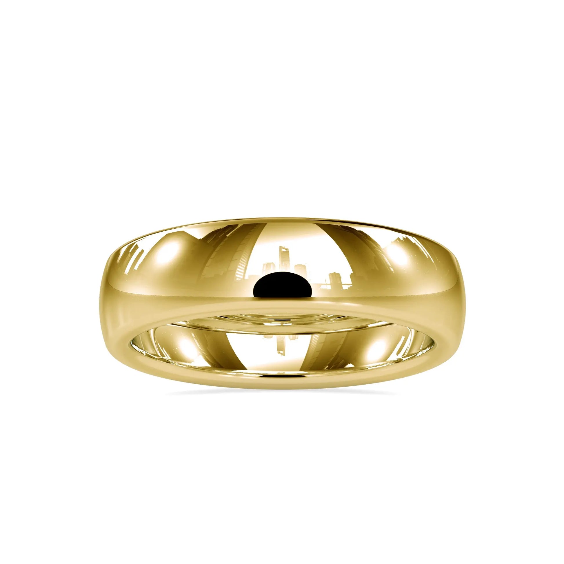 Solid Gold Anxiety Wedding Band  customdiamjewel 10KT Yellow Gold 