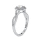 1.18CTW Split Shank Diamond Engagement Ring  customdiamjewel   