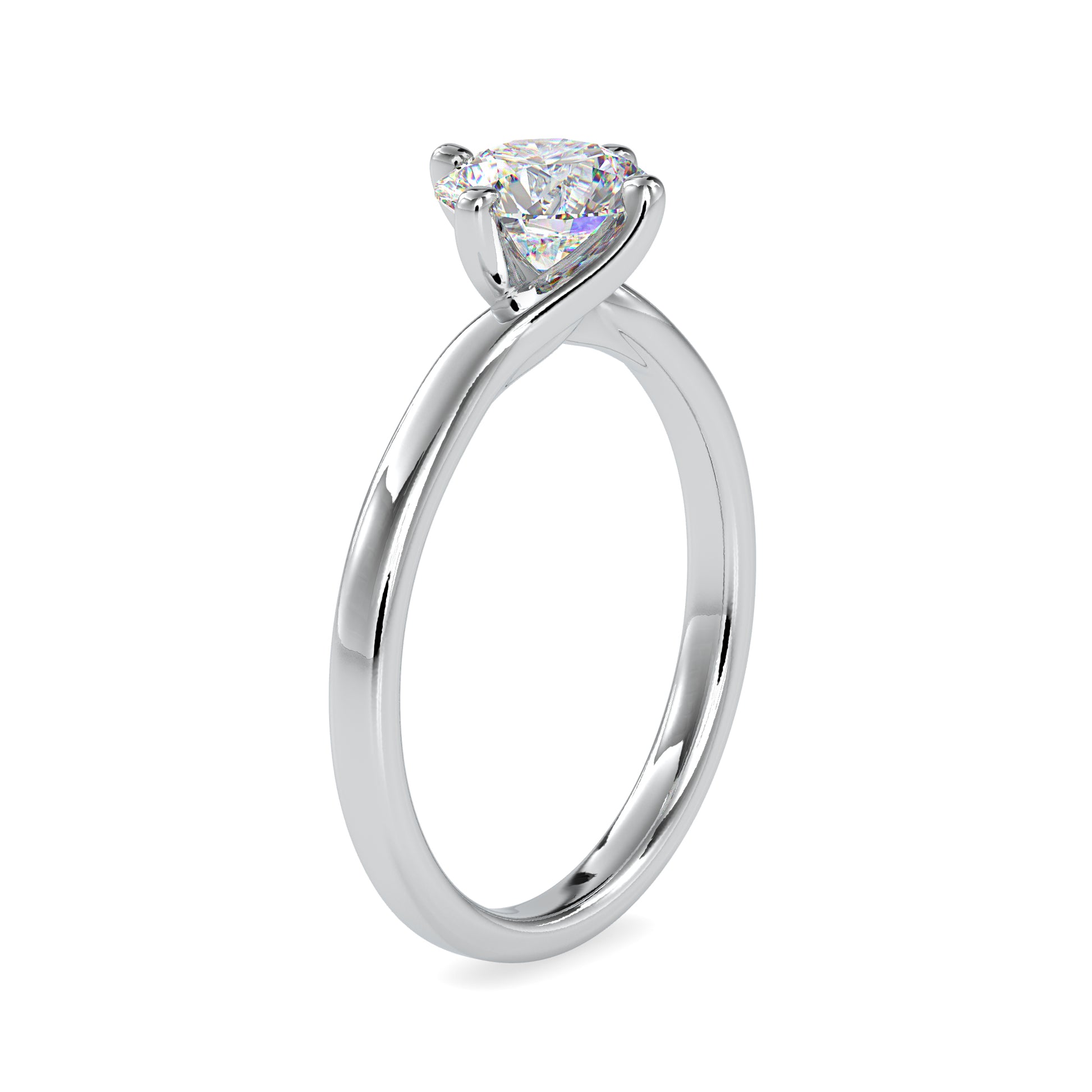 1.16CTW Round Solitaire Diamond Ring  customdiamjewel   