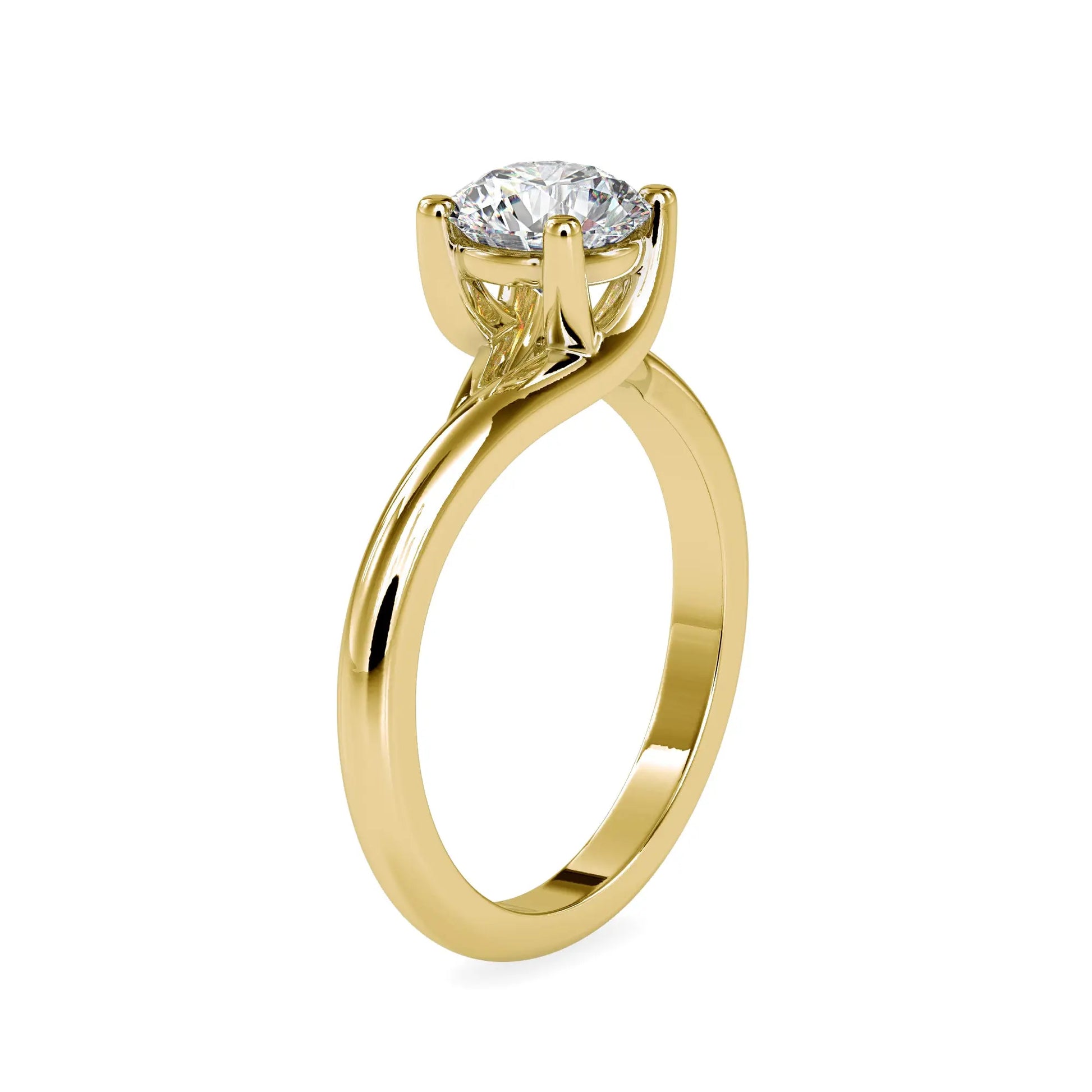 1.14CT Bypass Diamond Ring  customdiamjewel   