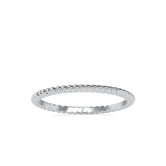 Classic twisted Wedding Band  customdiamjewel 10KT White Gold 