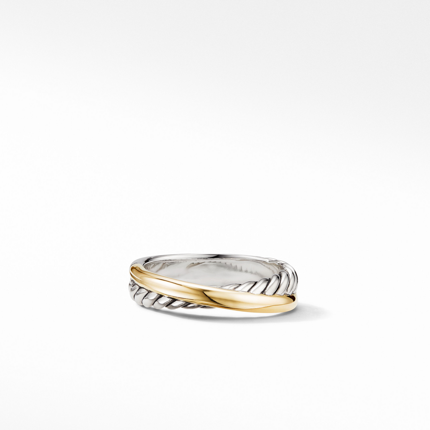 0.14 CTW Two Tone Classical Wedding Band  customdiamjewel   