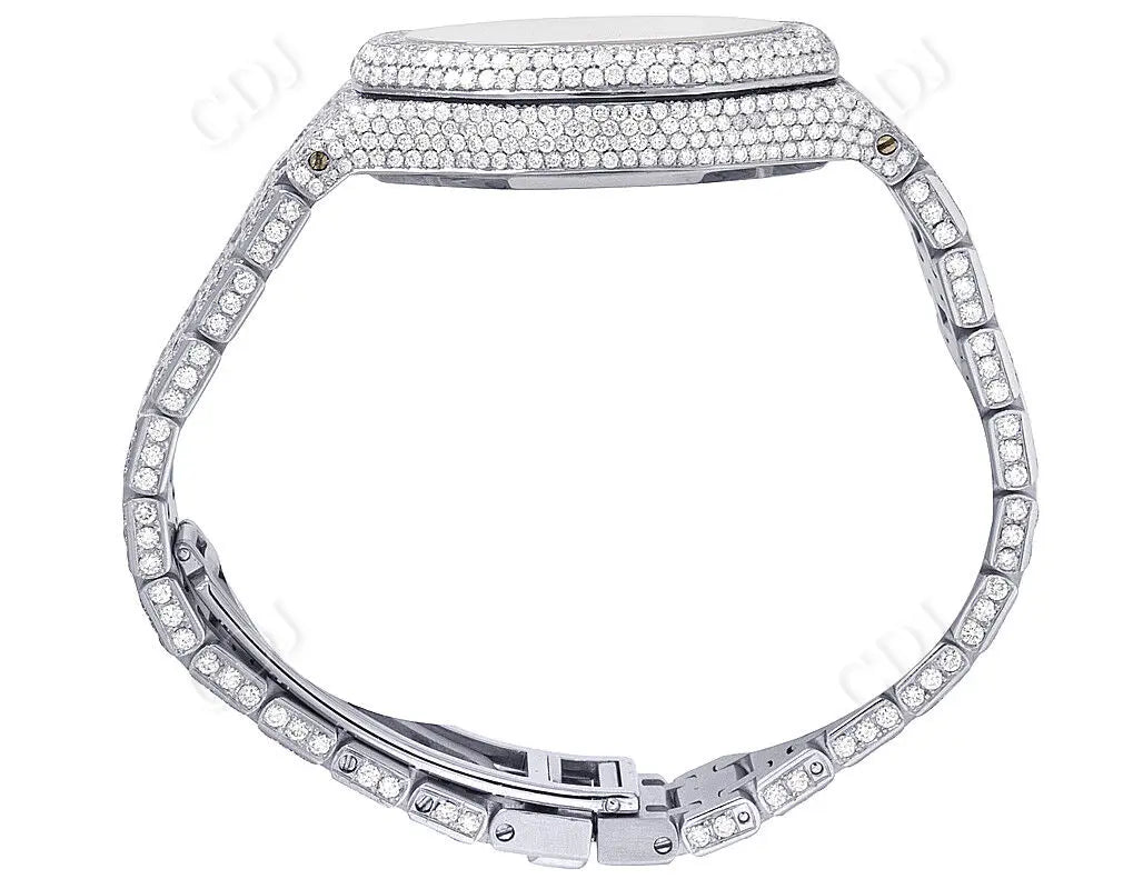 Stainless Steel 39MM AP Diamond Watch (27.75CTW)  customdiamjewel   