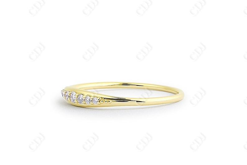 0.11CTW Lab Grown Diamond Wedding Band  customdiamjewel   