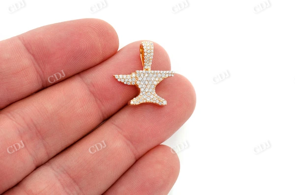 0.50CTW Anvil Diamond Pendant  customdiamjewel   