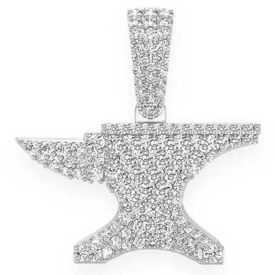 0.50CTW Anvil Diamond Pendant  customdiamjewel   