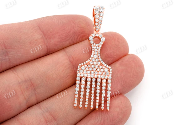 2.00CTW Hair Pick Diamond Pendant  customdiamjewel   