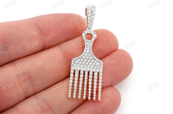 2.00CTW Hair Pick Diamond Pendant  customdiamjewel   