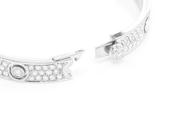 Moissanite Diamond Signature Bangle Bracelet  customdiamjewel   