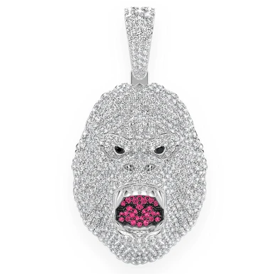 4.50CTW Gorilla Diamond Pendant  customdiamjewel   