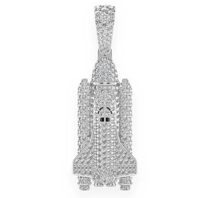 3.00CTW Spaceship Diamond Pendant  customdiamjewel   