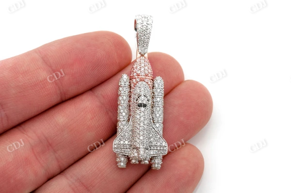 3.00CTW Spaceship Diamond Pendant  customdiamjewel   