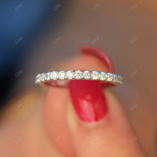 0.50CTW Half Eternity CVD Diamond Wedding Band  customdiamjewel   