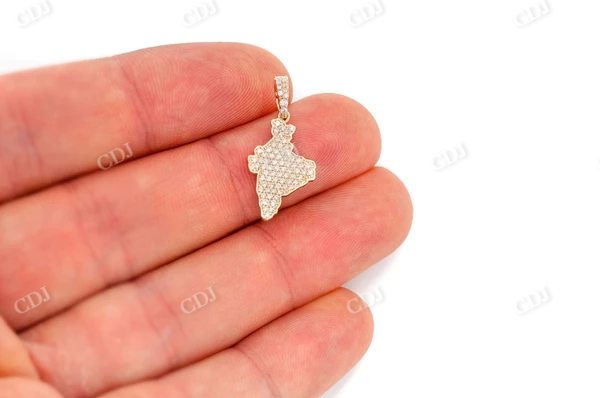 0.33CTW India Hip Hop Pendant  customdiamjewel   