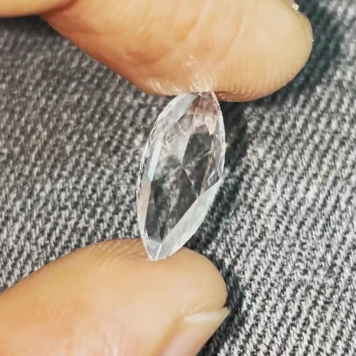 2.50CT Marquise Rose Cut Loose Moissanite  customdiamjewel   