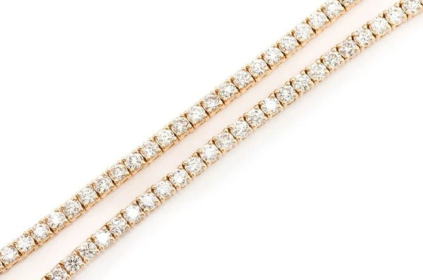 Diamond Gold Fashion Tennis Bridal Necklace  customdiamjewel   