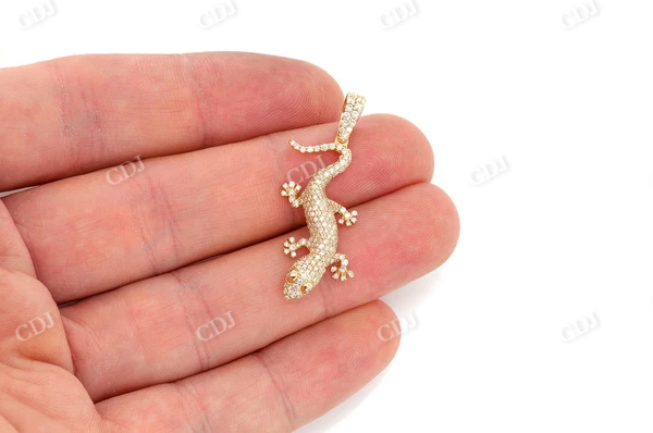 1.00CTW Lizard Hip Hop Pendant  customdiamjewel   