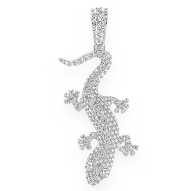 1.00CTW Lizard Hip Hop Pendant  customdiamjewel   